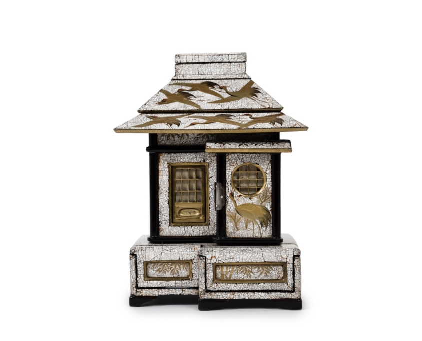 Maison à thé miniature rankaku coquille d'œufs - Meiji
