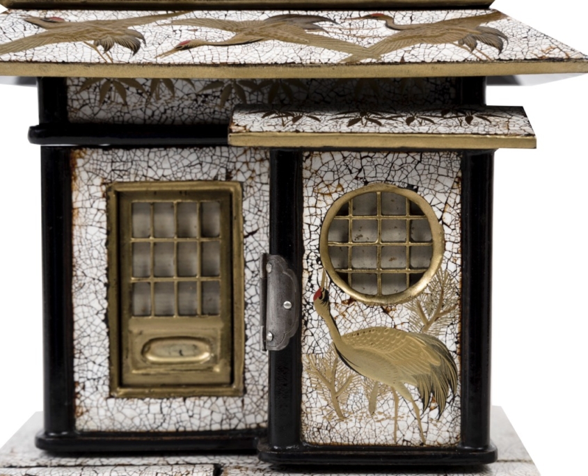 Maison à thé miniature rankaku coquille d'œufs - Meiji