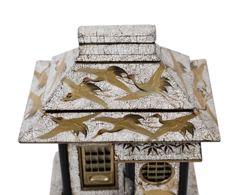 Maison à thé miniature rankaku coquille d'œufs - Meiji