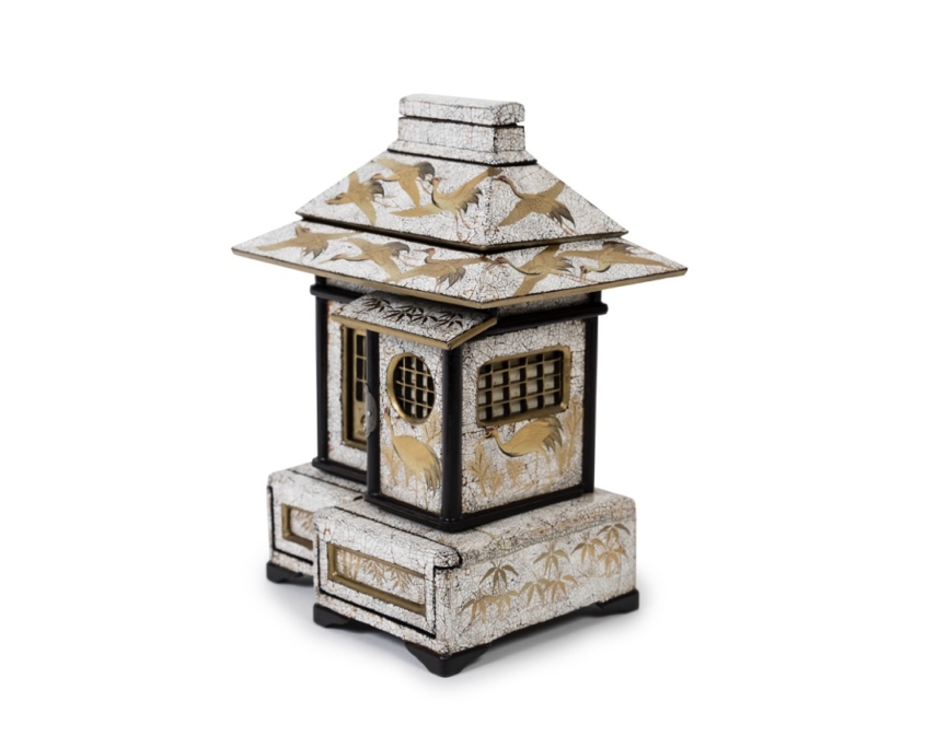 Maison à thé miniature rankaku coquille d'œufs - Meiji