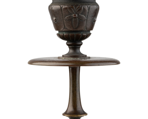 2026-1479 PAIRE BOUGEOIRS BRONZE INSECTES (7)