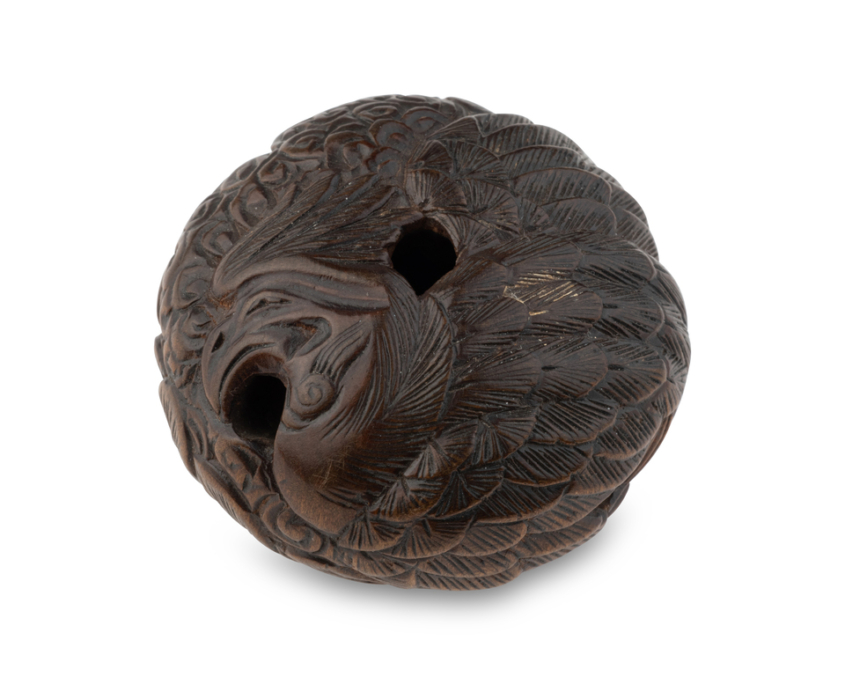 2026-1489 NETSUKE MANJU PHENIX (2)