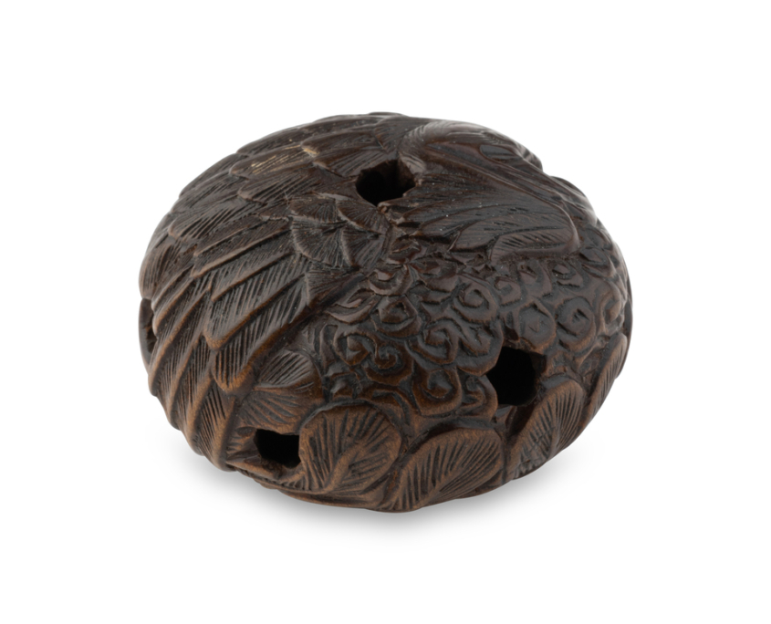 2026-1489 NETSUKE MANJU PHENIX (3)