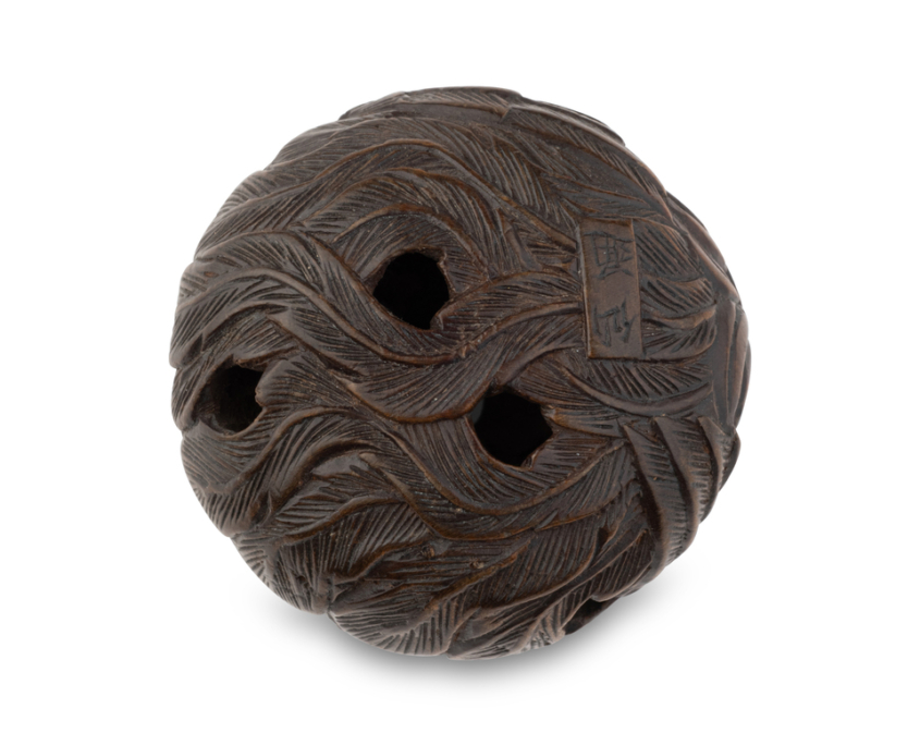 2026-1489 NETSUKE MANJU PHENIX (5)