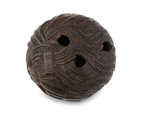 2026-1489 NETSUKE MANJU PHENIX (6)